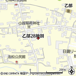 岩手県盛岡市乙部２８地割34周辺の地図