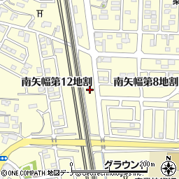 岩手県紫波郡矢巾町南矢幅第１２地割103周辺の地図