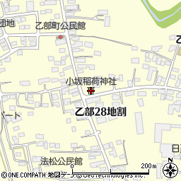 小坂稲荷神社周辺の地図