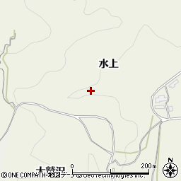 秋田県仙北市角館町小勝田水上周辺の地図