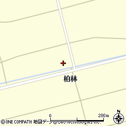 秋田県仙北市田沢湖神代柏林周辺の地図