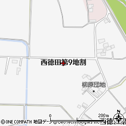 岩手県矢巾町（紫波郡）西徳田（第９地割）周辺の地図