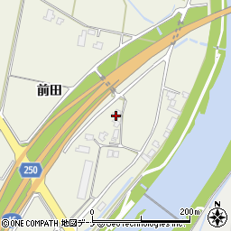 秋田県仙北市角館町小勝田（前田）周辺の地図