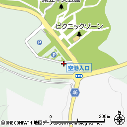 秋田県秋田市雄和椿川山籠23周辺の地図