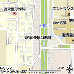 岩手県紫波郡矢巾町東徳田第４地割周辺の地図