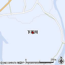 秋田県大仙市協和荒川下荒川周辺の地図
