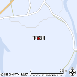 秋田県大仙市協和荒川（下荒川）周辺の地図