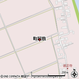 秋田県秋田市雄和下黒瀬町屋敷周辺の地図