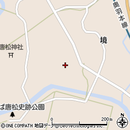 秋田県大仙市協和境境56周辺の地図