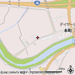 秋田県仙北市田沢湖小松本町36周辺の地図