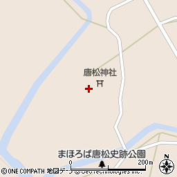 秋田県大仙市協和境下台周辺の地図