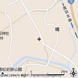 秋田県大仙市協和境境51周辺の地図