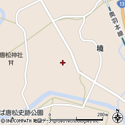 秋田県大仙市協和境境50周辺の地図