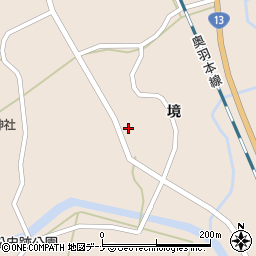 秋田県大仙市協和境境67周辺の地図