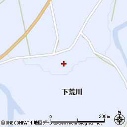 秋田県大仙市協和荒川下荒川12-3周辺の地図