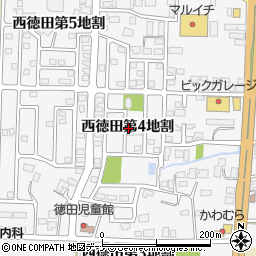 岩手県紫波郡矢巾町西徳田第４地割周辺の地図