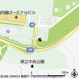 ＥＮＥＯＳ秋田空港ＳＳ周辺の地図