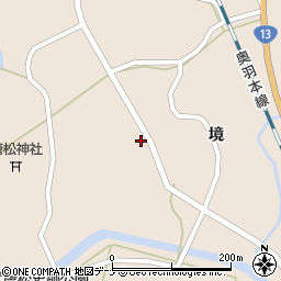 秋田県大仙市協和境境46周辺の地図