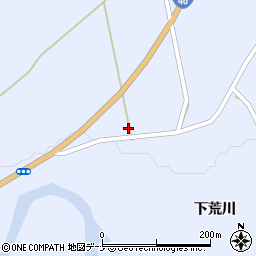 秋田県大仙市協和荒川下荒川10-4周辺の地図