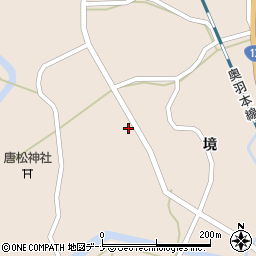 秋田県大仙市協和境境35周辺の地図