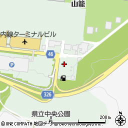 秋田県秋田市雄和椿川山籠1周辺の地図