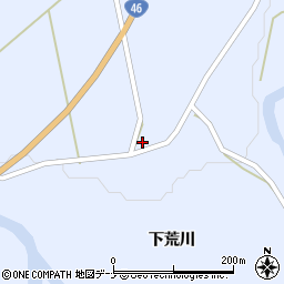 秋田県大仙市協和荒川下荒川8-4周辺の地図