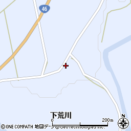 秋田県大仙市協和荒川下荒川16周辺の地図