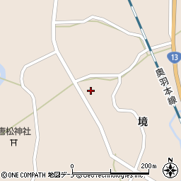 秋田県大仙市協和境境88周辺の地図