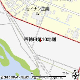 岩手県紫波郡矢巾町西徳田第１０地割周辺の地図