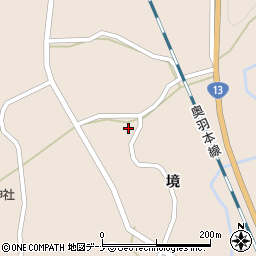 秋田県大仙市協和境境89周辺の地図
