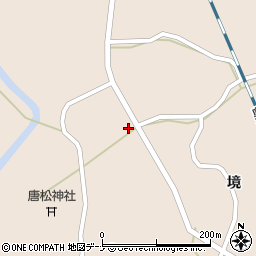 秋田県大仙市協和境境27-1周辺の地図