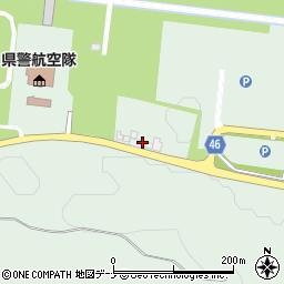 航空自衛隊秋田分屯基地　航空救難団秋田救難隊周辺の地図