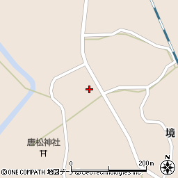 秋田県大仙市協和境境26周辺の地図