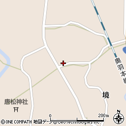 秋田県大仙市協和境境102周辺の地図