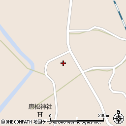 秋田県大仙市協和境境23-3周辺の地図