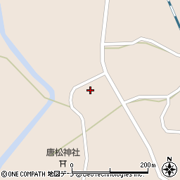 秋田県大仙市協和境境23周辺の地図
