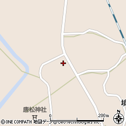秋田県大仙市協和境境22-14周辺の地図