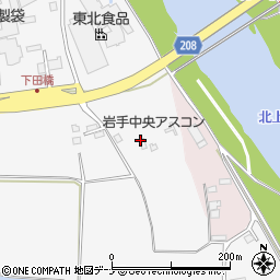 大成ロテック株式会社　盛岡合材工場周辺の地図