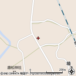 秋田県大仙市協和境境108周辺の地図