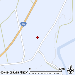 秋田県大仙市協和荒川下荒川54-1周辺の地図