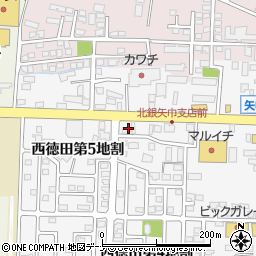 北日本銀行矢巾支店周辺の地図