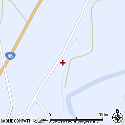 秋田県大仙市協和荒川下荒川41周辺の地図
