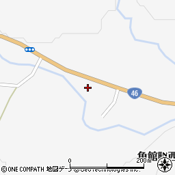 秋田県仙北市角館町西長野上野18周辺の地図