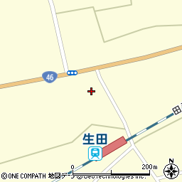 秋田県仙北市田沢湖神代街道南34周辺の地図
