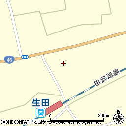 秋田県仙北市田沢湖神代（街道南）周辺の地図