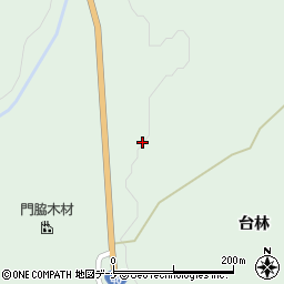 秋田県大仙市協和稲沢台林周辺の地図