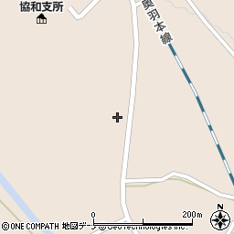 秋田県大仙市協和境境2周辺の地図