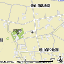 岩手県矢巾町（紫波郡）煙山（第７地割）周辺の地図