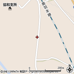 秋田県大仙市協和境境1周辺の地図