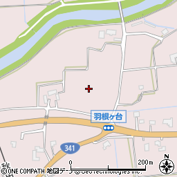 秋田県仙北市田沢湖小松羽根ヶ台周辺の地図